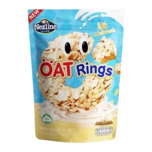 ใหม่! โอ๊ตริง Oat Rings Nezline ขนาด 60 กรัม (1 ห่อมี 10-12 ชิ้น) 3 รสชาติให้เลือก มีฮาลาล ช็อกโกแลต สตรอว์เบอร์รี่ รสนม