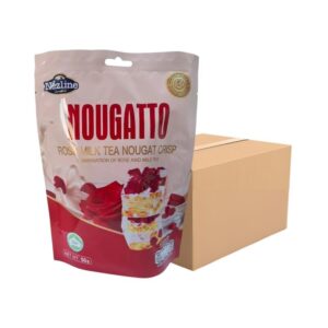 [ครึ่งลัง 30 ห่อ](50 กรัม) Nezline Nougatto Nougat Crisp นูกัตโตะ ขนมนูกัต มาเคียโต้ 3 รสชาติ ขนาดพกพา ตราเนสไลน์ ชานมกุหลาบ