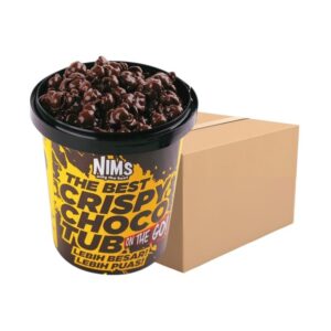 [ครึ่งลัง 12 กระปุก] NIMS Crispy Choco Tube ข้าวสาลีอบกรอบเคลือบช็อกโกแลต ตรานิมส์ 250 กรัม 4 รสชาติ โกโก้ไรซ์