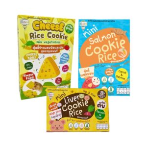 makro-snack-1427 Begin Baby คุ้กกี้ข้าวสูตรกลูเทนฟรี ไม่มีแป้งสาลี ไม่มีไข่ คุ้กกี้เด็ก ขนมเด็ก อาหารเด็ก เด็กแพ้ทานได้ เซ็ต 3 กล่อง รวม 3 รส