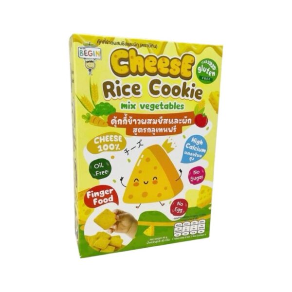 makro-snack-1429 Begin Baby คุ้กกี้ข้าวผสมชีส ตับ ชีส ปลาแซลมอน สูตรกลูเทนฟรี ไม่มีแป้งสาลี ไม่มีไข่ คุ้กกี้เด็ก ขนมเด็ก อาหารเด็ก เด็กแพ้ทานได้ 40 กรัม
