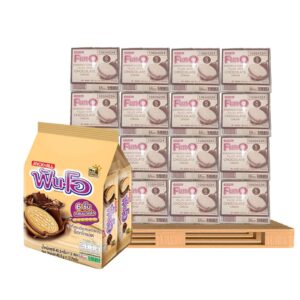 makro-snack-1433 ฟันโอ คุกกี้แซนวิช สอดไส้ครีมช็อกโกแลต 40.5 ก. 12 ชิ้น x 48 ลัง(1 พาเลท)