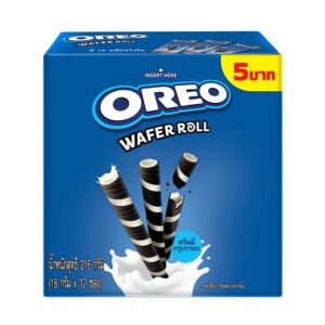 makro-snack-1463 โอรีโอ เวเฟอร์ วานิลลา 18 ก. x 12