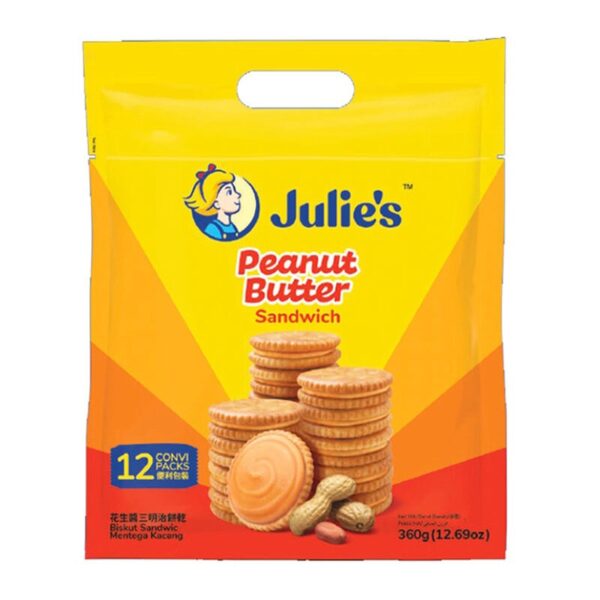 makro-snack-1476 จูลี่ส์ ขนมปังกรอบ รสเนยถั่วจูลี่ 360 ก.