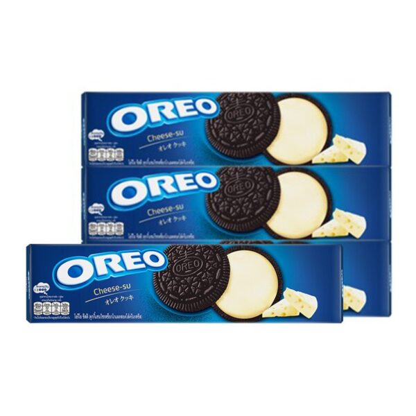 makro-snack-1511 โอรีโอ คุกกี้ แพ็ค . ชีสสึ 97 ก. X 3