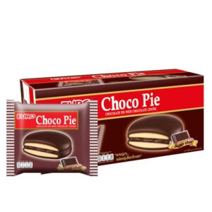 makro-snack-1537 ยูโร่ ช็อคโกพาย รสช็อคโกแลต 18 ก. 12 ชิ้น