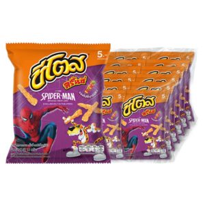 makro-snack-1555 ชีโตส ข้าวโพดอบกรอบ สไปซี่บาร์บีคิว 18 ก. x 12