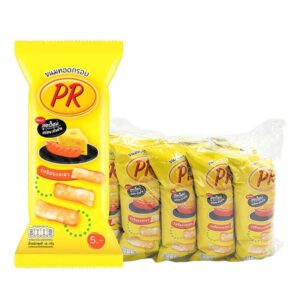 makro-snack-1575 พีอาร์ ขนมทอดกรอบ รสชีสซอสเสจ 18 ก. x 12