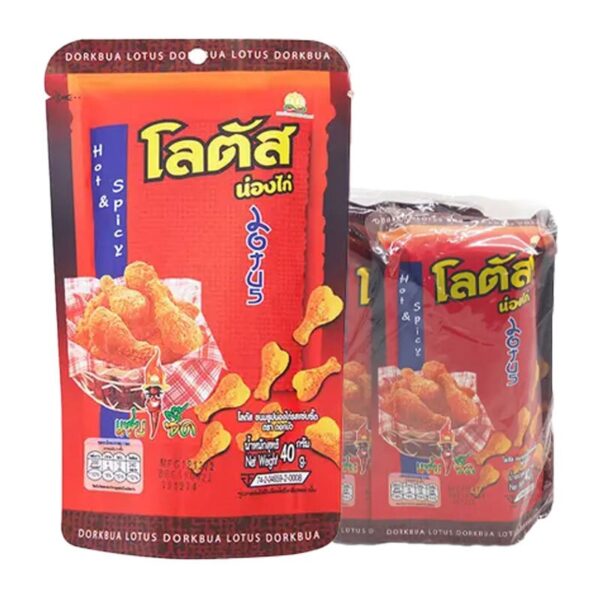 makro-snack-1577 โลตัส ขนมน่องไก่ รสแซ่บซี๊ด 40 ก. x 4
