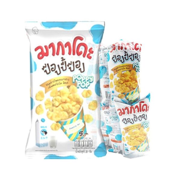 มากาโดะ ป๊อปปี้ป๊อป ข้าวโพดอบกรอบ นมฮอกไกโด 20 ก. x 12