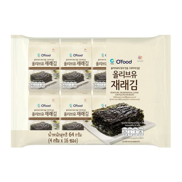 makro-snack-1625 แดซัง สาหร่ายน้ํามันมะกอก 4 ก. x 16