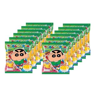 makro-snack-1633 (แถมฟรีการ์ดชินจัง) ชินจัง ข้าวโพดอบกรอบ รสซุปข้าวโพด 11 ก. x 12