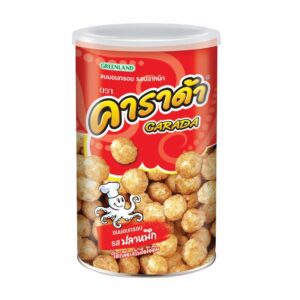 คาราด้า ขนมอบกรอบ รสปลาหมึกกระป๋อง 90 ก.