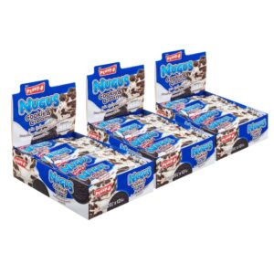 makro-snack-1654 เพนนีโอ นูกัส ขนมเคี้ยวหนึบ รสคุกกี้แอนด์ครีม 20 กรัม แพ็ก 12 ชิ้น x 3