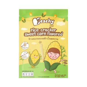 makro-snack-1666 Peachy ข้าวอบกรอบรสข้าวโพดหวาน 1 ถุง (R34)