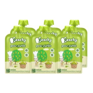 Peachy ชุดสุดคุ้ม รสแพร์บด 6 ถุง (R12=6ถุง)