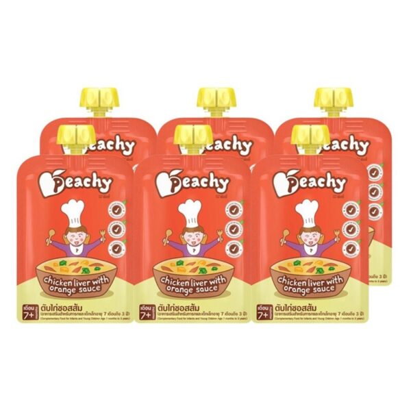 makro-snack-1687 Peachy ชุดสุดค้ม รสผักผลไม้+เนื้อสัตว์ 6 ถุง R22