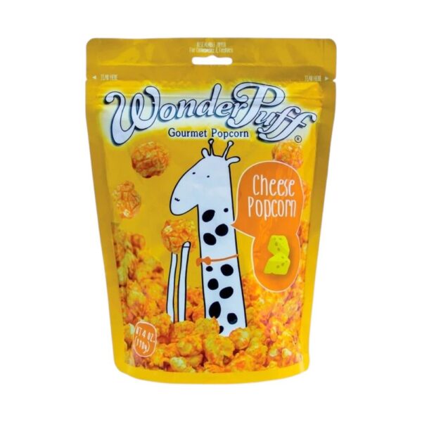 วันเดอร์พัฟฟ์ ข้าวโพดอบกรอบผสมชีส 110 ก. Wonderpuff Gourmet Popcorn Cheese Popcorn 110 g.