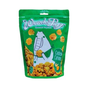 วันเดอร์พัฟฟ์ ข้าวโพดอบกรอบเคลือบคาราเมลผสมมะม่วงหิมพานต์ 198 ก.Wonderpuff Gourmet Popcorn Cashew Caramel Popcorn 198 g.