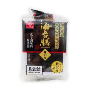 makro-snack-1703 นากาอิ โนริ โนริเซ็น สาหร่ายทะเลญี่ปุ่น ปรุงรส พรีเมียม 24 กรัม Norizen (Nagai Nori Brand)