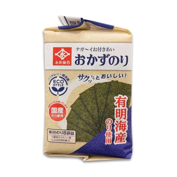 นากาอิ โนริ โอกาสุ สาหร่ายทะเลญี่ปุ่น  Okazu (Nagai Nori Brand)