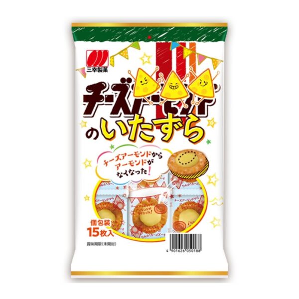 ซันโกะ เซมเบ้หน้าชีส Cheese No Itazura Cracker (Sanko Brand)