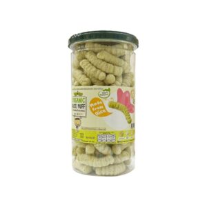 makro-snack-1816 Begin Baby Rice puff (แบบกระปุกสุดคุ้ม )ขนมข้าวผสมผักอบกรอบสําหรับเด็ก รสอะโวคาโด้
