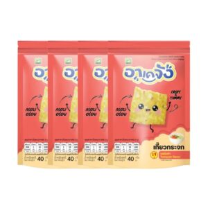 อาเคจัง เกี๊ยวกระจกกรอบ เซ็ตทดลอง รสต้มยํา4ห่อ ขนาด 40 กรัม