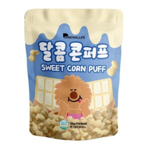 makro-snack-1915 Kin's Nature ขนมนําเข้าจากเกาหลี สวีทคอร์นพัฟ 25 กรัม