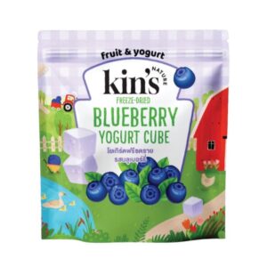 makro-snack-1917 Kin's Nature โยเกิร์ตฟรีซดราย รสบลูเบอร์รี่ 14 กรัม
