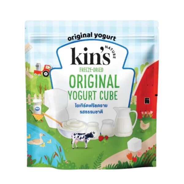 makro-snack-1922 Kin's Nature โยเกิร์ตฟรีซดราย รสออริจินอล 14 กรัม