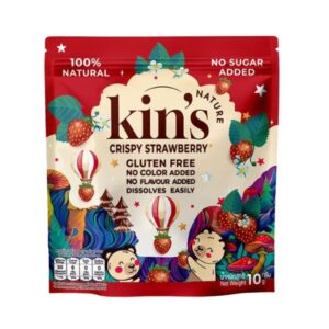 makro-snack-1936 Kin's Nature ขนมเด็กจากผลไม้ สตรอว์เบอร์รี่กรอบ 10 กรัม