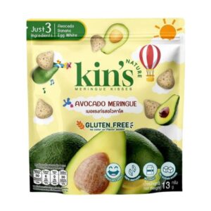 makro-snack-1944 Kin's Nature เมอแรงก์ คิซ ขนมสําหรับเด็กจากผลไม้ เมอแรงก์ รสอโวคาโด 13 กรัม