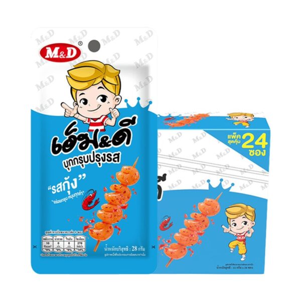 เอ็มแอนด์ดี บุกกรุบปรุงรส รสกุ้ง 528 ก.