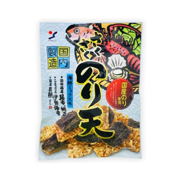 สาหร่ายทอดกรอบ รสซีฟู้ด 70 กรัม Sakusaku Noriten Fried Seaweed Seafood Mixed (Yamaei)