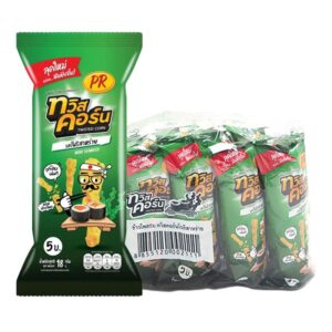 makro-snack-2081 พีอาร์ ทวิสคอร์น ข้าวโพดอบกรอบ รสโนริสาหร่าย 18 ก. x 12
