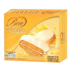 makro-snack-2082 บอน พายสอดไส้ครีมชีส 18 ก. 12 ชิ้น