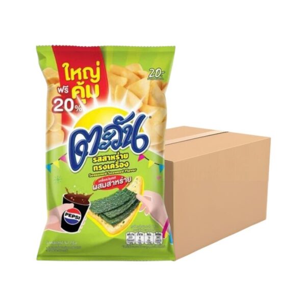 makro-snack-2116 ตะวัน รสสาหร่ายทรงเครื่อง 67 ก. X 16