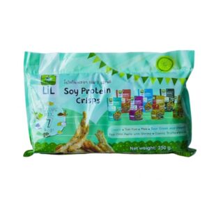 LiLsheep โปรตีนกระจก soy protein crisps กรอบอร่อยเพลิน แพ็ครวม 7 รสชาติ เซ็ตของขวัญ 7packs 7 flavors แพคเดียว ขนาด 350 กรัม