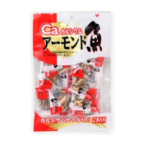 makro-snack-2154 ปลาตัวเล็กผสมอัลมอนด์ ปลากะตักผสมอัลมอนด์ 51.2 กรัม Almond Fish Snack ( Izumiya Brand)