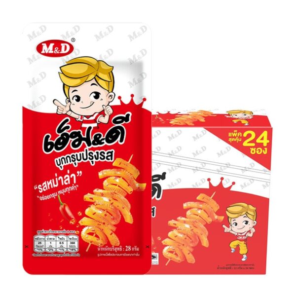 เอ็มแอนด์ดี บุกกรุบปรุงรส รสหม่าล่า 528 ก.