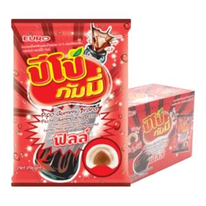 makro-snack-2183 ปีโป้ กัมมี่ฟิลล์ รสโคล่า 24 ก. x 12