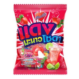 ฮาร์ทบีท ลูกอม กลิ่นแดงมะนาวโซดา สอดไส้เชอร์เบท 100 เม็ด