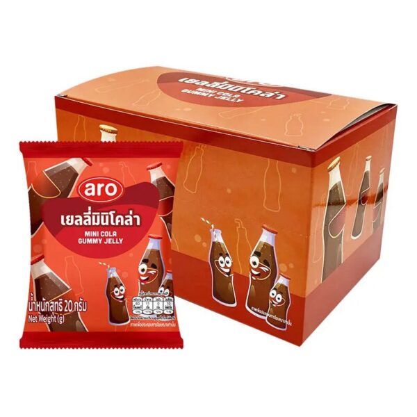 makro-snack-2234 เอโร่ กัมมี่เยลลี่ มินิโคล่า 20 ก. x 12