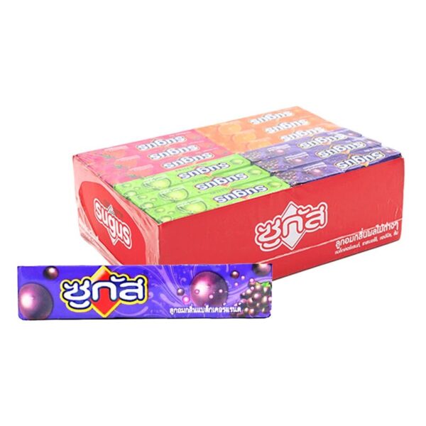 makro-snack-2236 ซูกัส แท่งรวมรส 30 ก. 36 ชิ้น