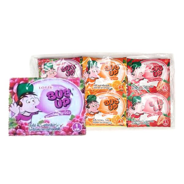 ลอตเต้ บับอัป บับเบิ้ลกัม หมากฝรั่ง รสผลไม้ 3 ก. x 24