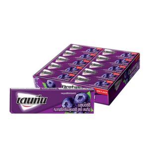 makro-snack-2270 เดนทีน สติ๊ก หมากฝรั่ง กลิ่นบลูเบอร์รี 12.5 ก. x 20