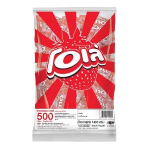 makro-snack-2298 โอเล่ ลูกอม รสสตรอเบอร์รี่ 500 เม็ด