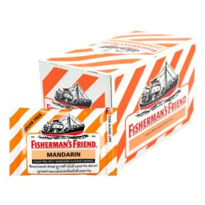 makro-snack-2338 ฟิชเชอร์แมนส์ เฟรนด์ ชูการ์ฟรี กลิ่นสไปซี่ แมนดาริน แพ็ค 24 ซอง
