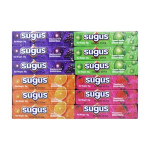 makro-snack-2379 Sugus ซูกัสลูกอมรสผลไม้รวม ชนิดแท่ง 360 กรัม